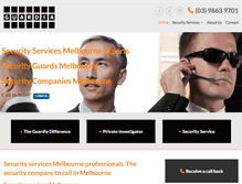 Tablet Screenshot of guardia.com.au